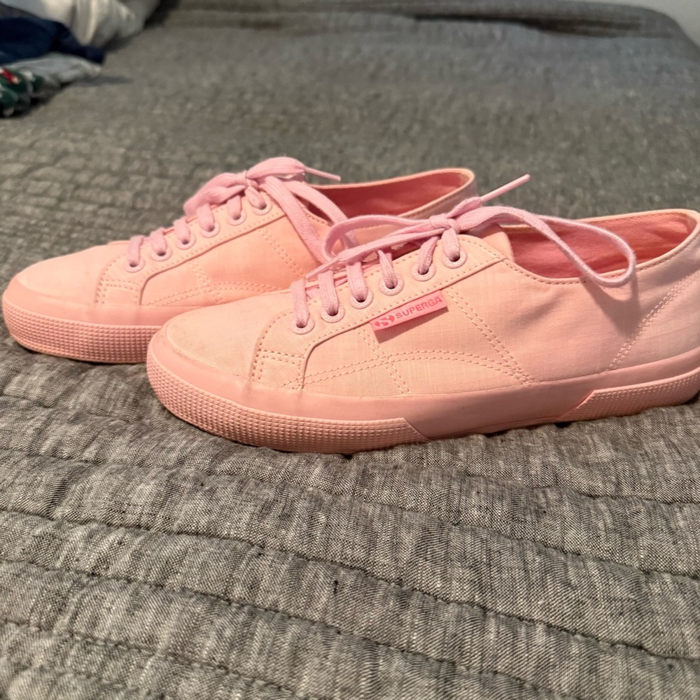 Superga Classics pink sneakers, size 8